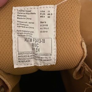 Steel Edge - 6 Inch Non Slip Steel Toe Work Boots for Men size 11